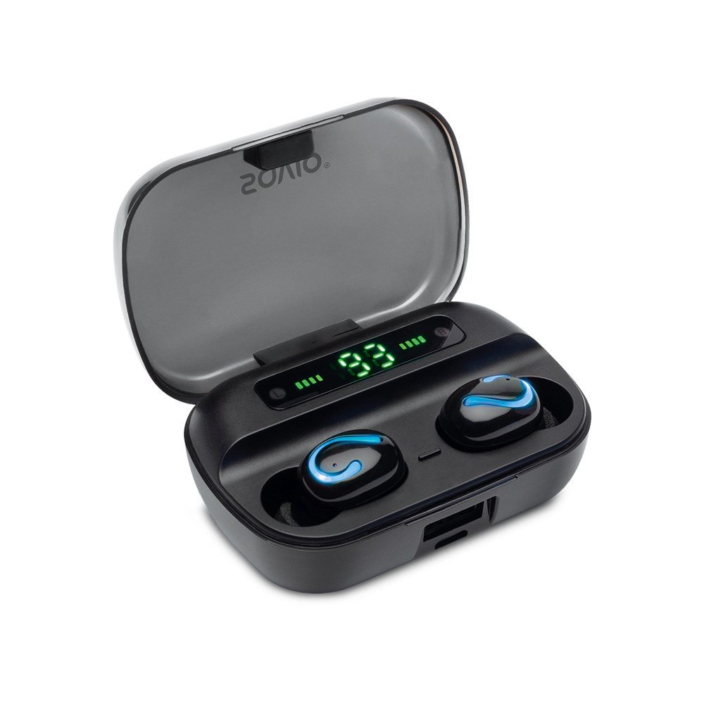 Savio TWS-06 Headphones, Wireless, Black - Thumbnail 2