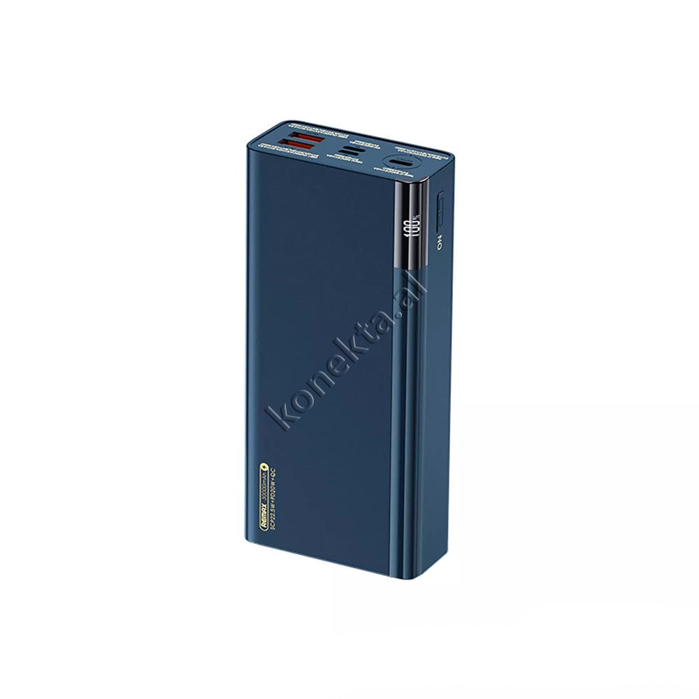 REMAX 30000mAh Power Bank, White / Blue - Thumbnail 3