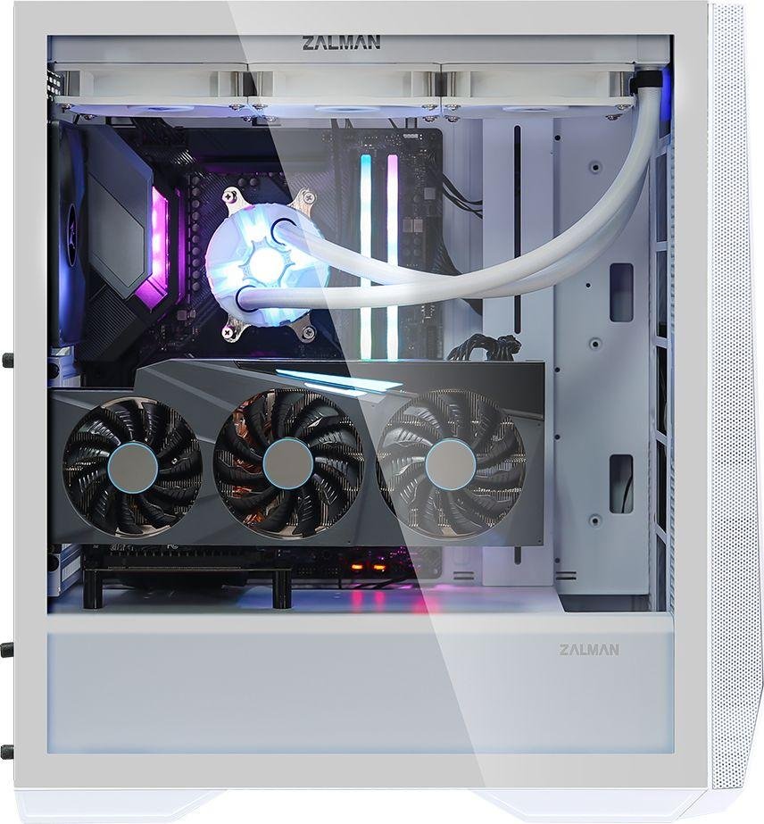Zalman Z9 Iceberg Case, White, Midi Tower - Thumbnail 3
