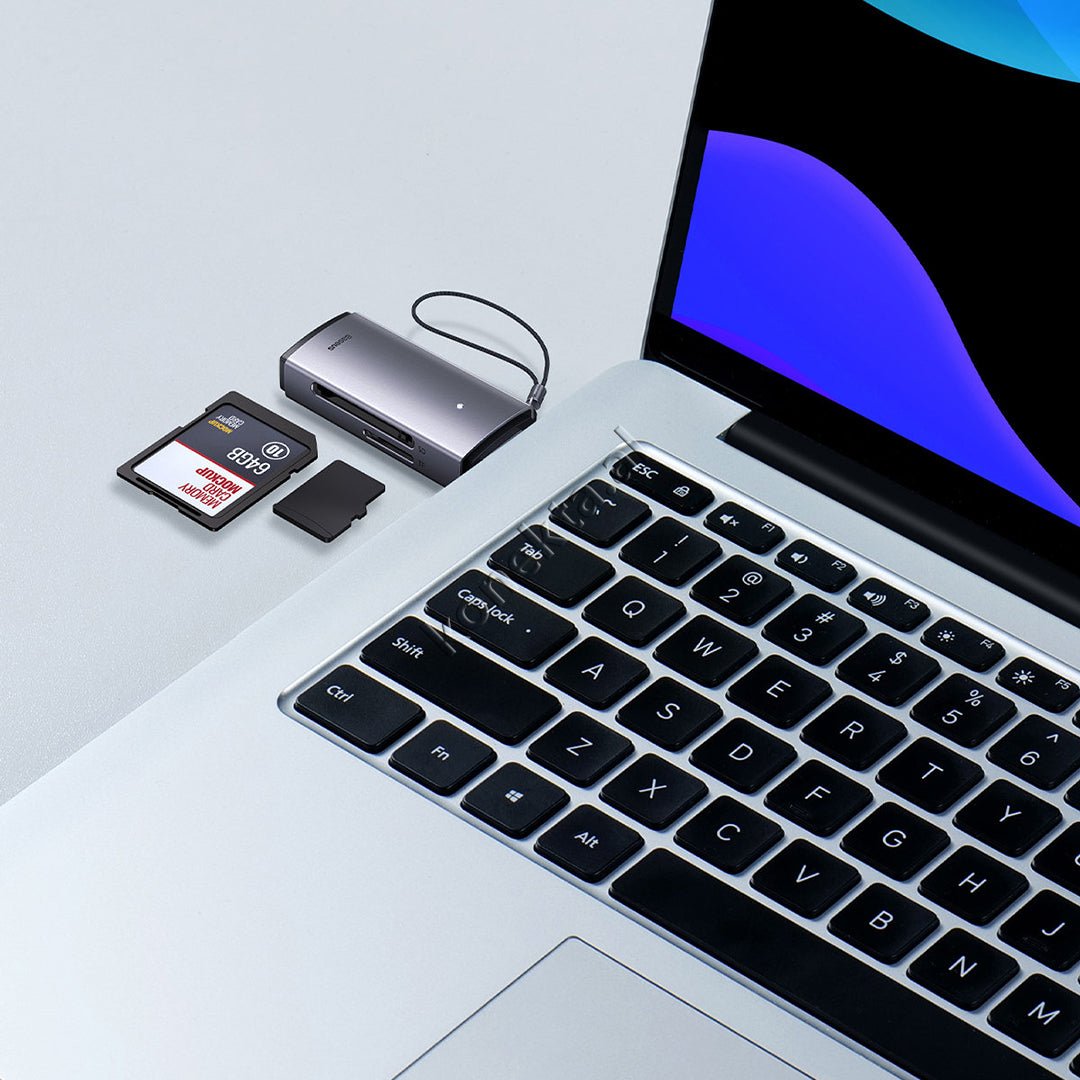 Baseus USB Adapter, Gray - Thumbnail 5
