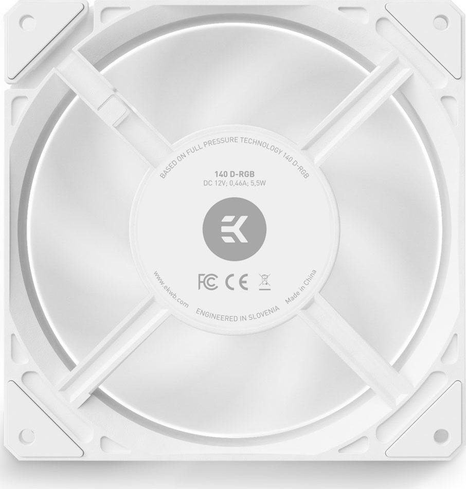 EKWB EK-Loop FPT 140 D-RGB Cooler, 140 mm, White - Thumbnail 4