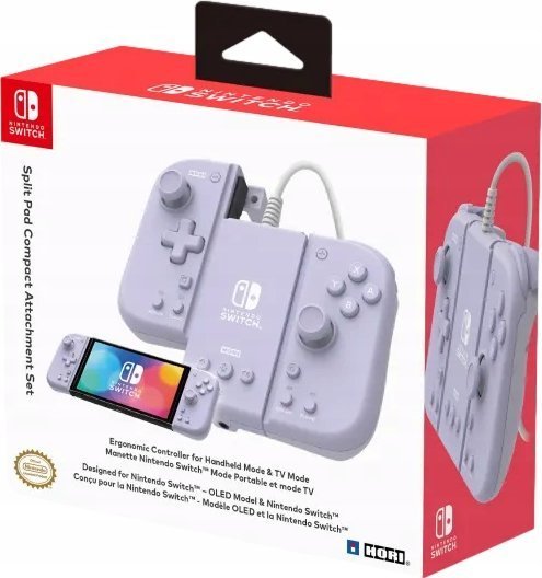 Nintendo Split Pro Attach Set Controller, Wired, Purple - Image 1