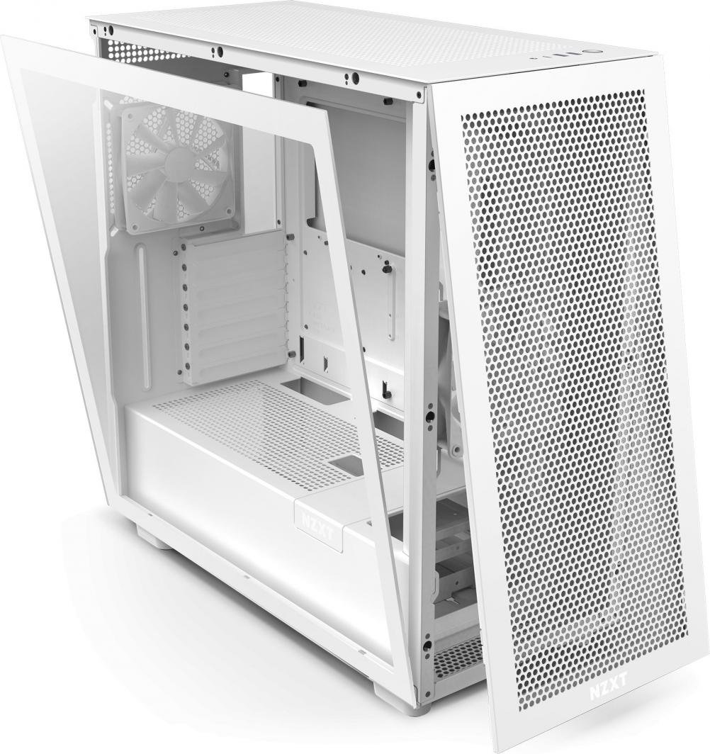 NZXT H7 Flow Case, White - Thumbnail 8