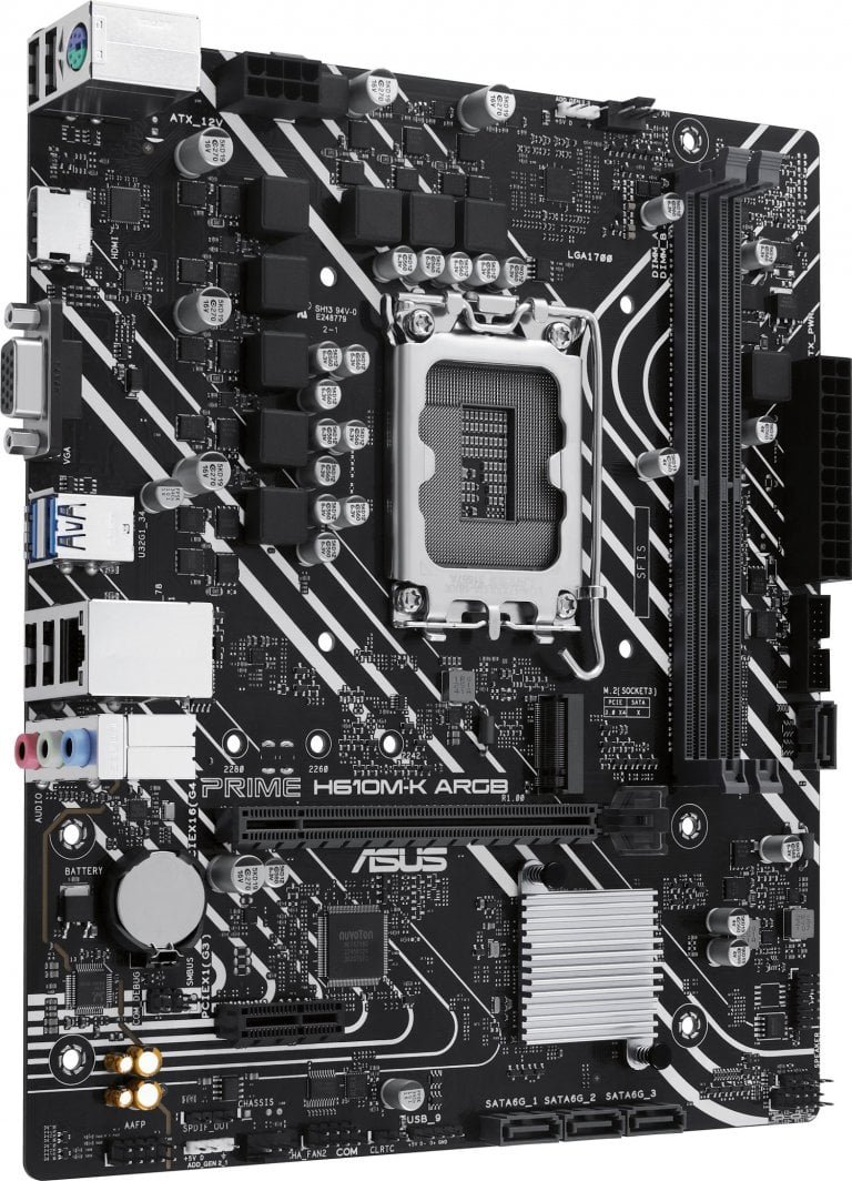 Asus PRIME H610M-K Motherboard ARGB - Thumbnail 2