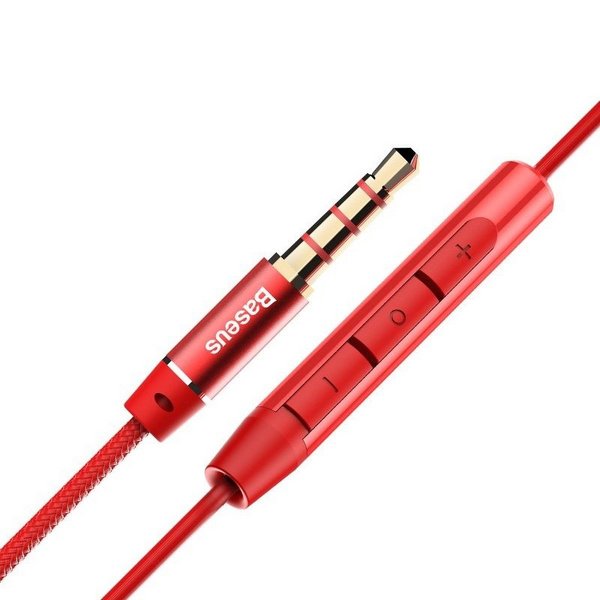 Baseus Encok H06 Headphones, Red - Thumbnail 3