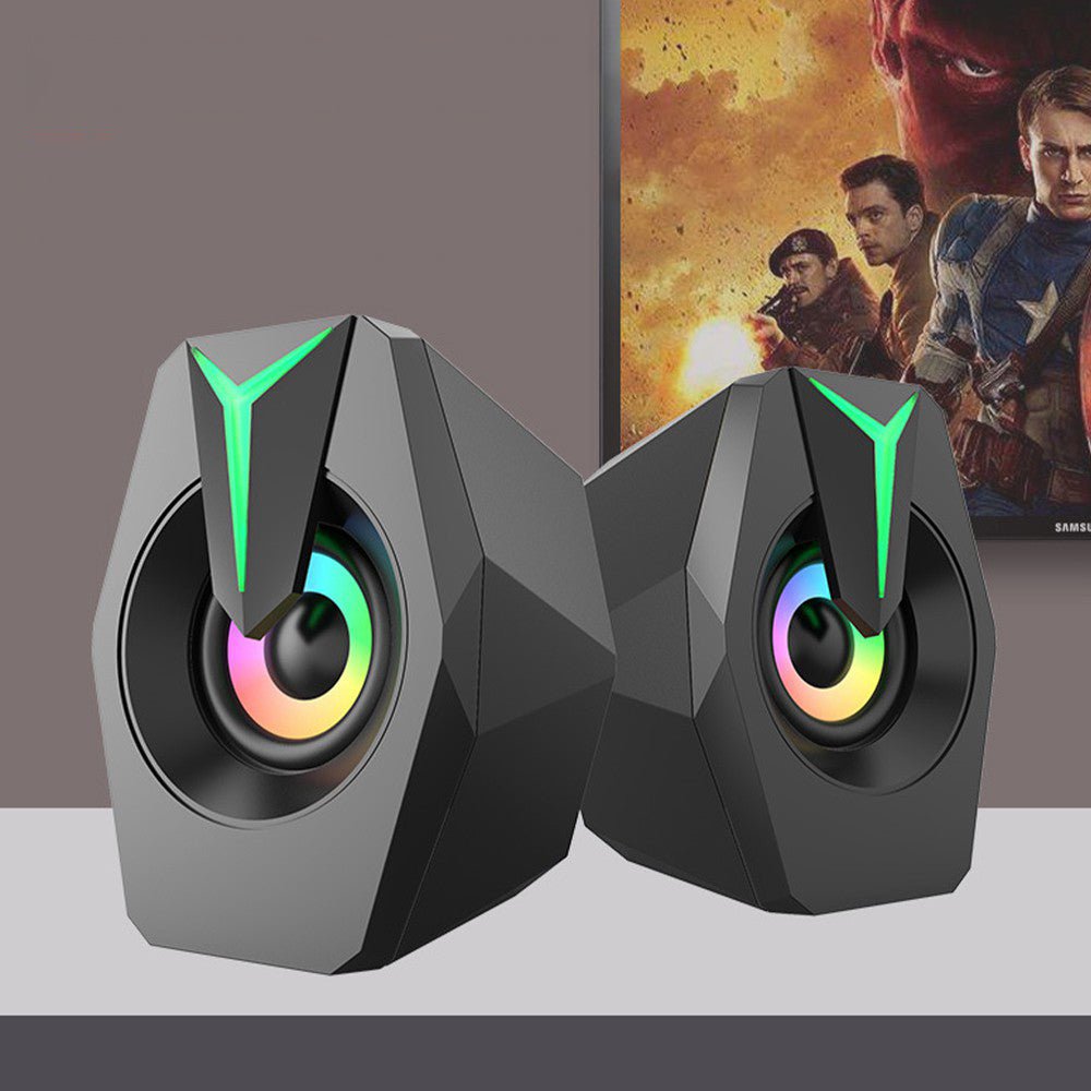 tjetertjeter K8 Multimedia Speakers, Black, RGB Light - Thumbnail 6