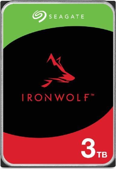 Seagate IronWolf ST3000VN006 Hard Disk, 3TB, 3.5", SATA III, Black - Image 1