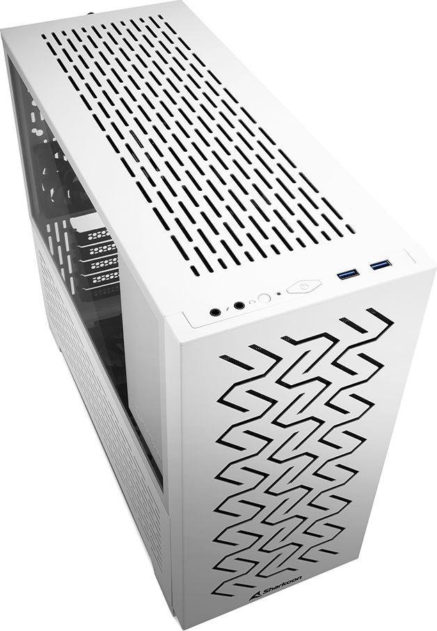 Sharkoon MS-Z1000 Case, White, Mini Tower - Thumbnail 3