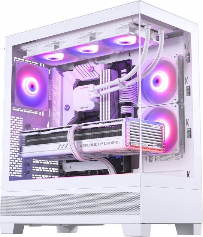 Phanteks XT View D-RGB Case, White, Midi Tower - Thumbnail 2
