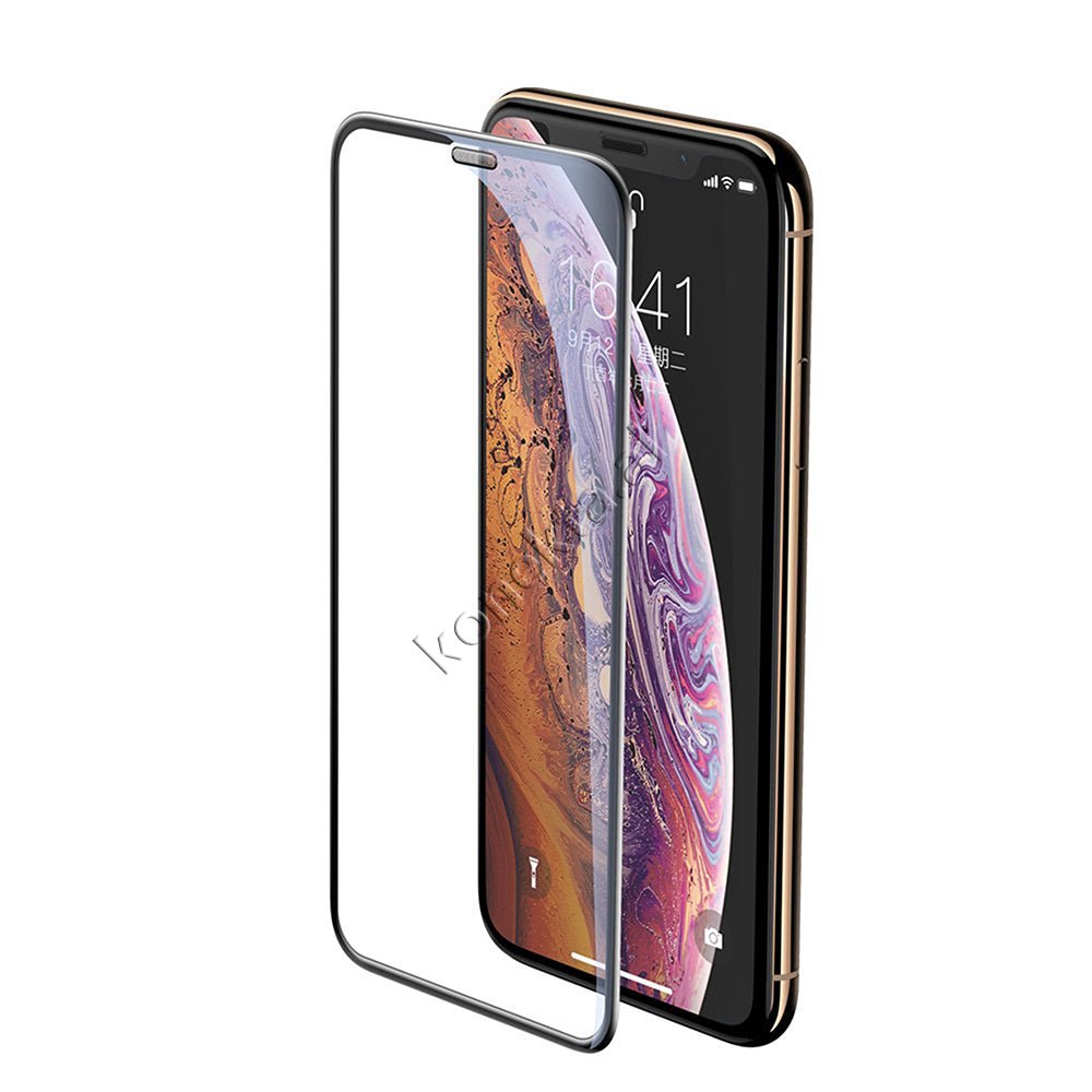 Baseus iPhone Xs Max Screen Protector, 6D, Two Pieces, Protective Mesh - Image 1