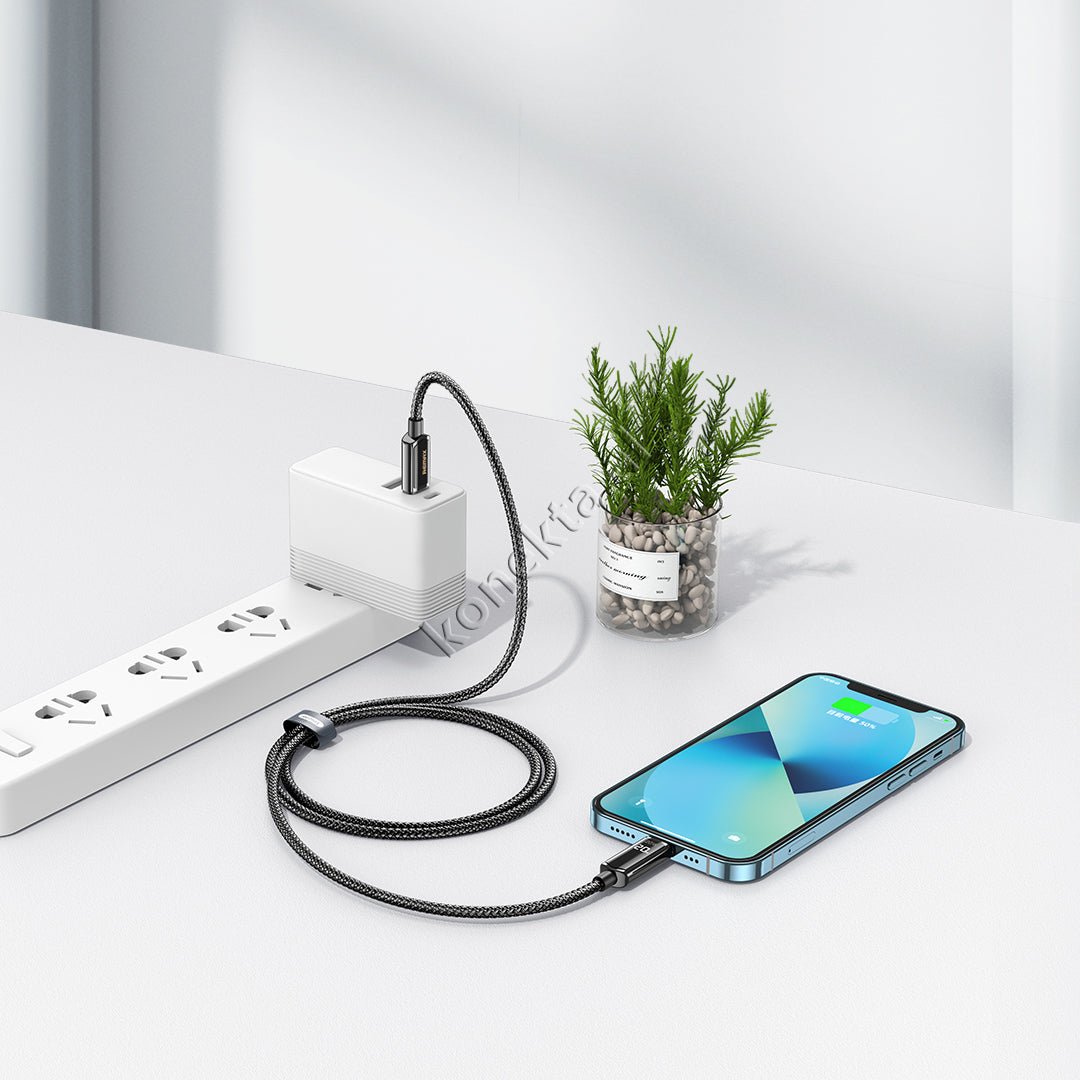 Remax USB Cable, 1m, Type-C to Lightning, 20W Super Charging - Thumbnail 4