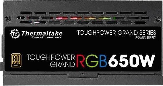 Thermaltake Toughpower Grand RGB PS-TPG-0650FPCGEU-S Power Supply, 650W - Thumbnail 4