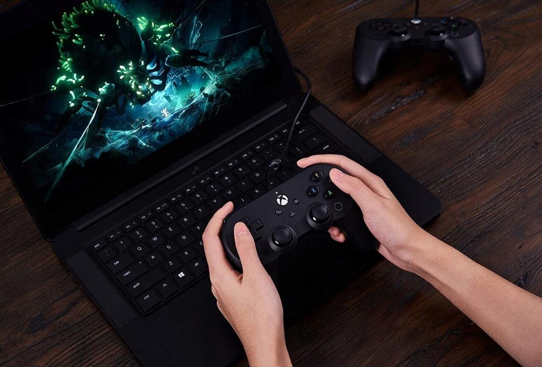 8BitDo Pro 2 Xbox Edition Controller, Wired, Black - Thumbnail 8