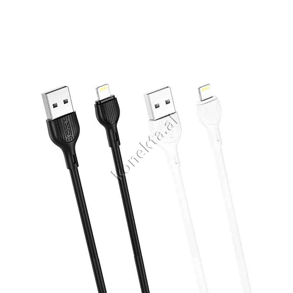 XO USB Charging Cable, 1m, Black / White, Lightning / Type-C / Micro - Thumbnail 7