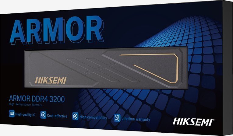 HIKSEMI Armor Memory, DDR4, 8 GB, 3200 MHz, HS-DIMM-U10(STD) - Thumbnail 4