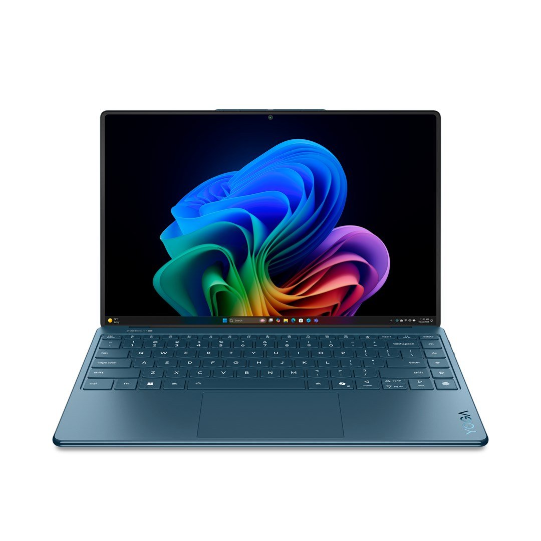 Lenovo Yoga Slim 9 14ILL10 Laptop, 14", Intel Core Ultra 7 258V, Touchscreen WQUXGA, 32 GB LPDDR5x-SDRAM, 1 TB SSD, Teal - Image 1