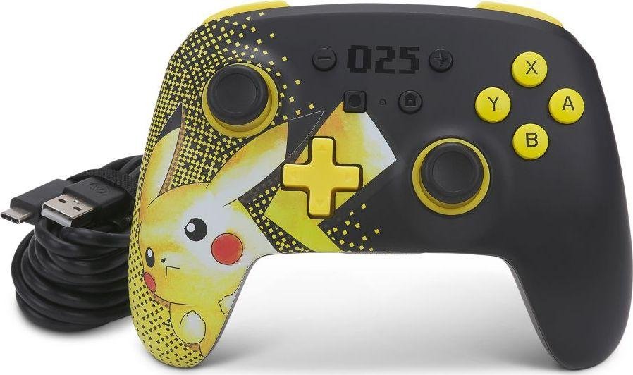 PowerA Pikachu 025 Controller, Wireless, Black - Thumbnail 5