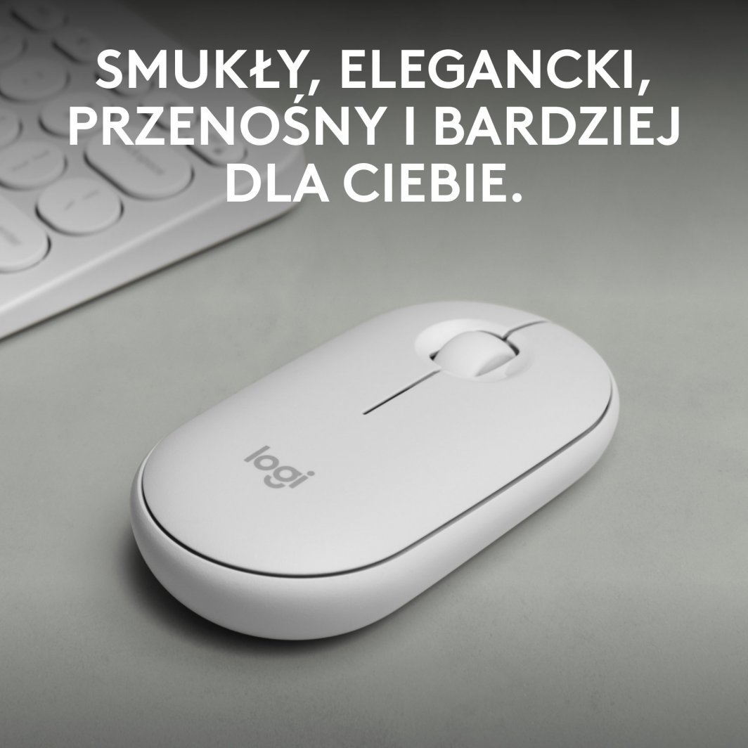 Logitech Pebble 2 M350s Mouse, White - Thumbnail 2
