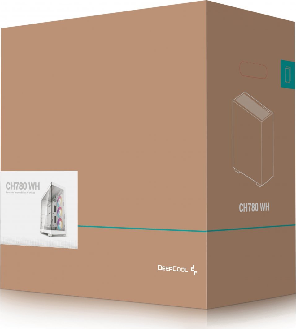 Deepcool CH780 WH Case, White, Full Tower - Thumbnail 14