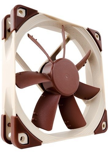Noctua NF-S12A PWM Fan, 120mm, Brown - White - Thumbnail 4