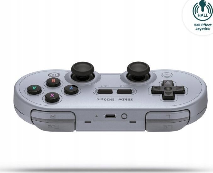 8BitDo SN30 Pro Controller, Wireless, Grey - Thumbnail 9