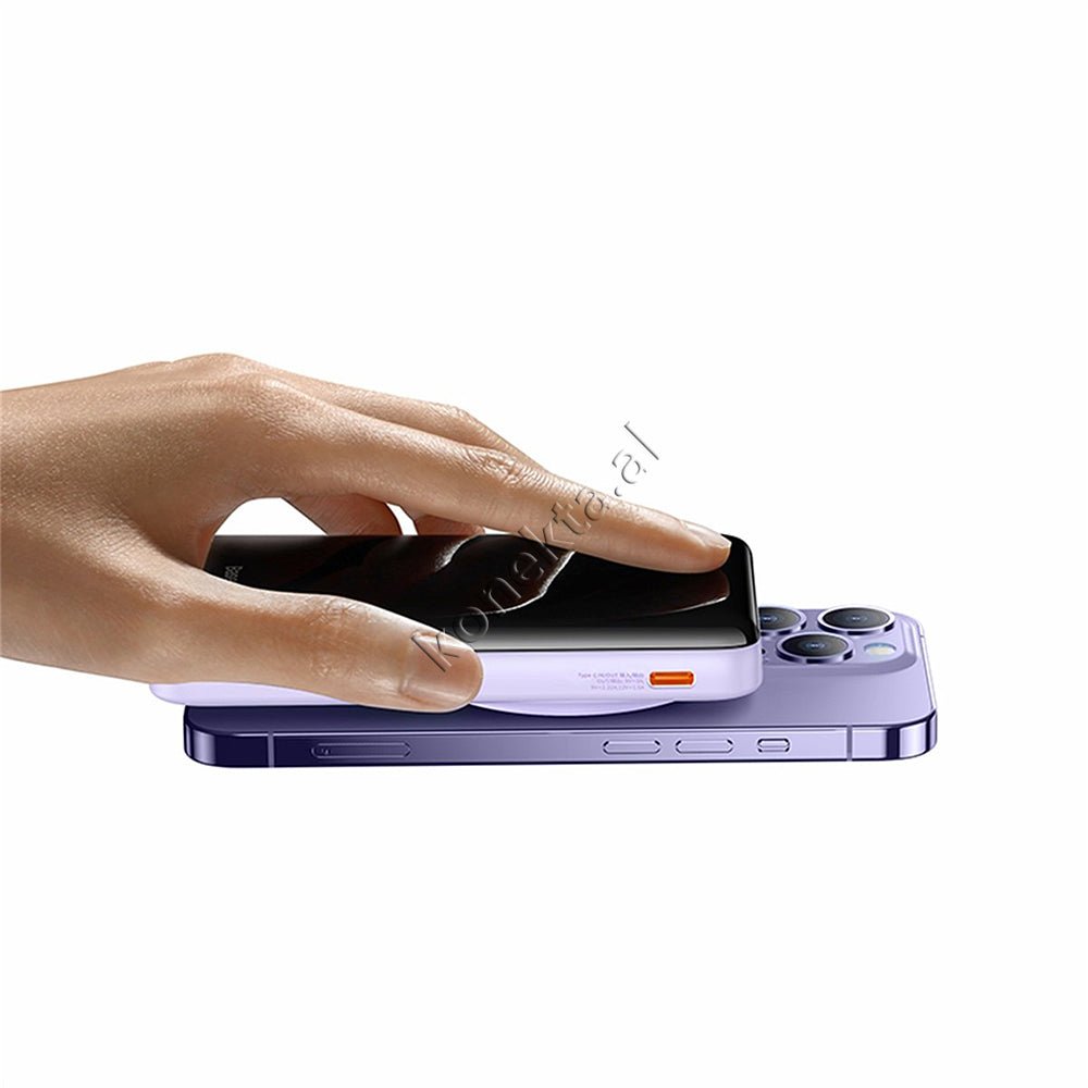 Baseus 10000mAh Battery, Black and Purple - Thumbnail 13