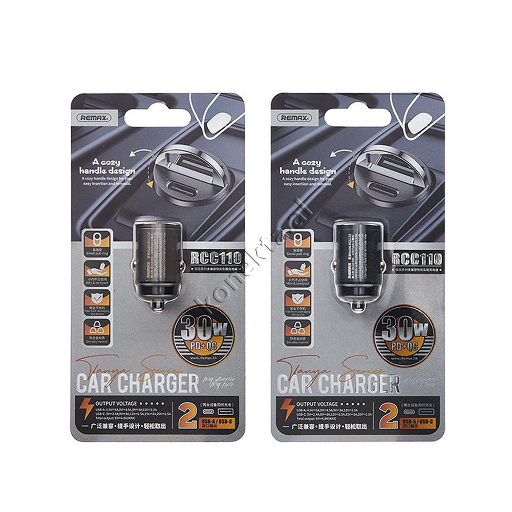 REMAX 30w Fast Charge Car Charger, Black - Thumbnail 4