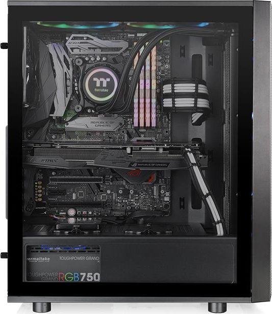 Thermaltake Versa J25 TG RGB Case, Midi Tower - Thumbnail 16