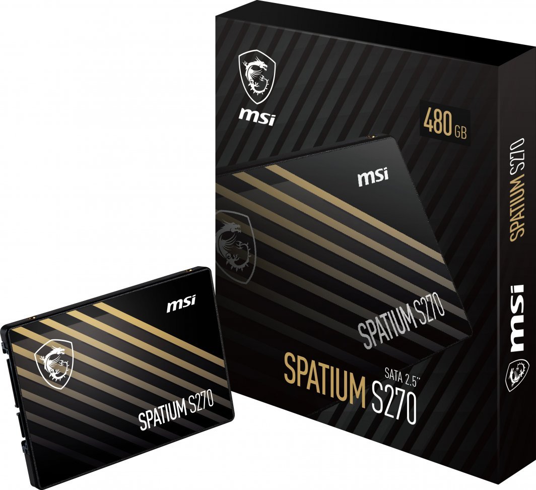 MSI Spatium S270 SSD, 480GB, 2.5" SATA III - Thumbnail 5