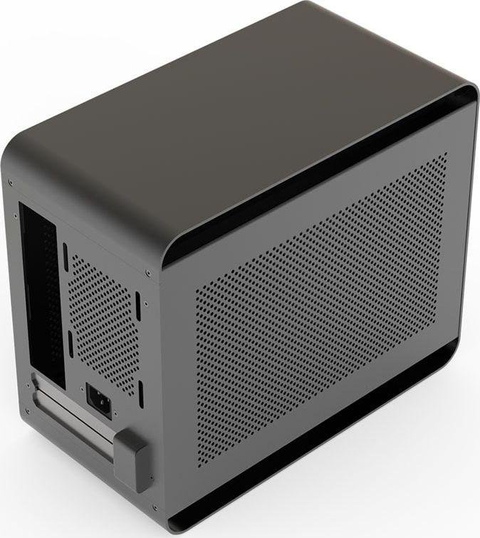 Streacom DA2 V2 Case, Black, Mini Tower - Thumbnail 2