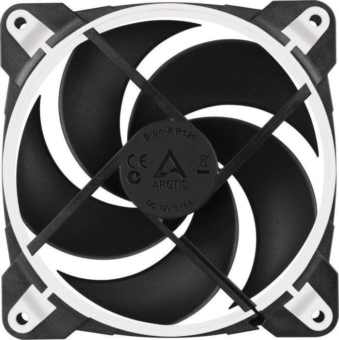 Arctic BioniX P120 Fan, 120 mm, White / Black - Thumbnail 2