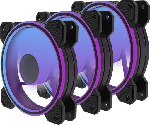 PREYON Eagle Eye Cooler, 120mm, PWM ARGB 3-pack - Image 1
