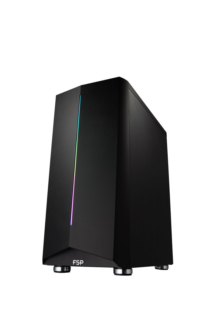 FSP CMT151 Case, Mid Tower, Black - Thumbnail 5