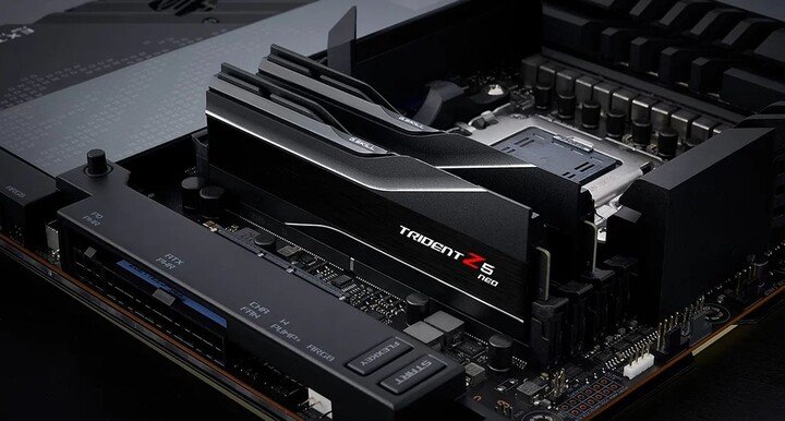 G.Skill Trident Z5 NEO 32GB (2x16GB) DDR5 5600 CL30 AMD EXPO, Black - Thumbnail 7