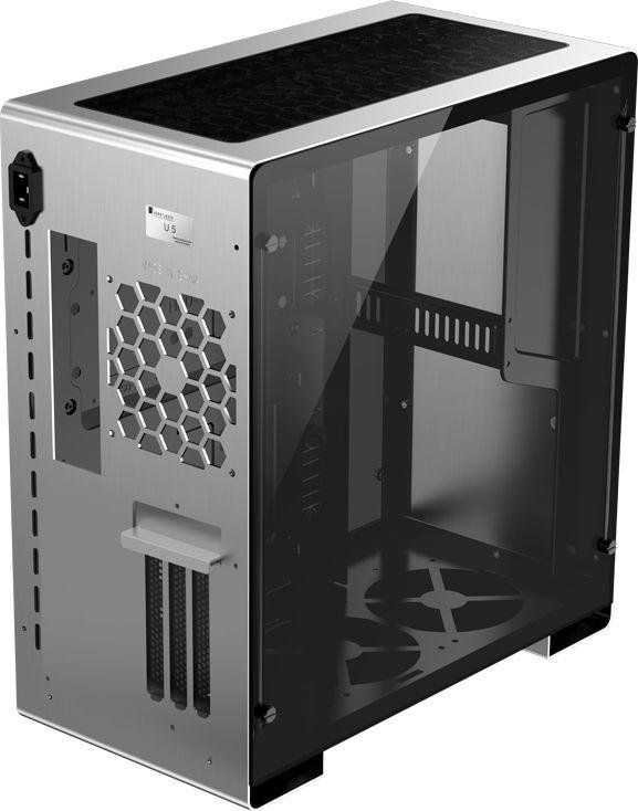 Jonsbo U5S Case, Silver, Midi Tower - Thumbnail 4
