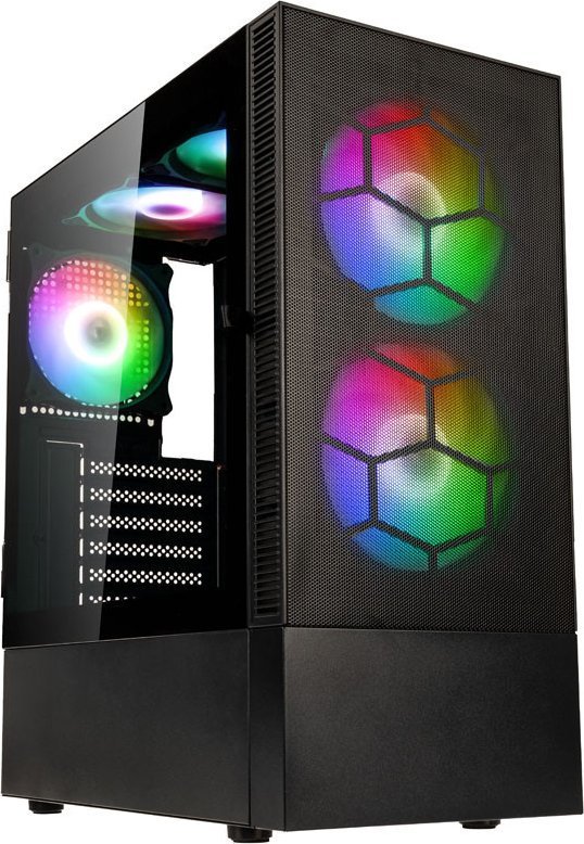 Kolink Observatory MX Mesh ARGB Case, Black, Midi Tower - Image 1
