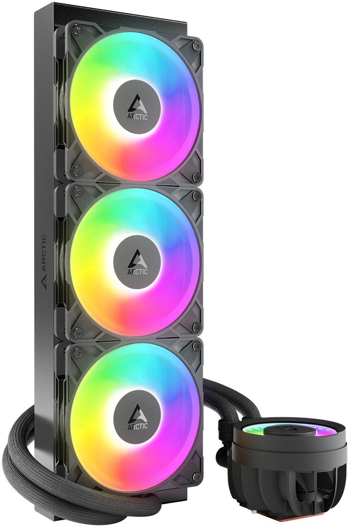 Arctic Liquid Freezer III Pro 360 A-RGB Cooler, Black - Thumbnail 3