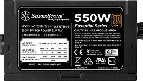 SilverStone ET550-B SST-ET550-B v1.2 ATX Power Supply, 550W - Thumbnail 7