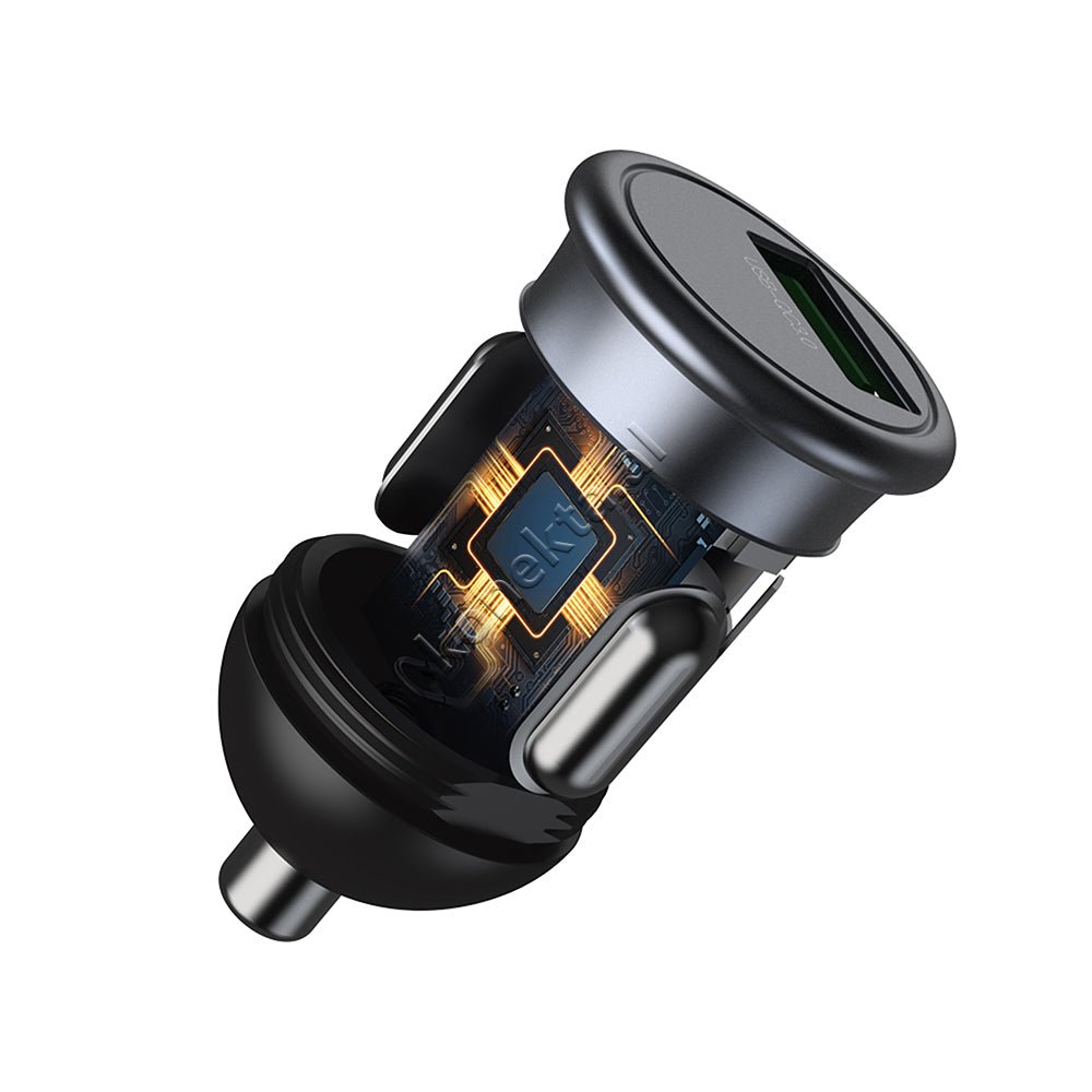 XO Car Charger 18W, Black - Thumbnail 4