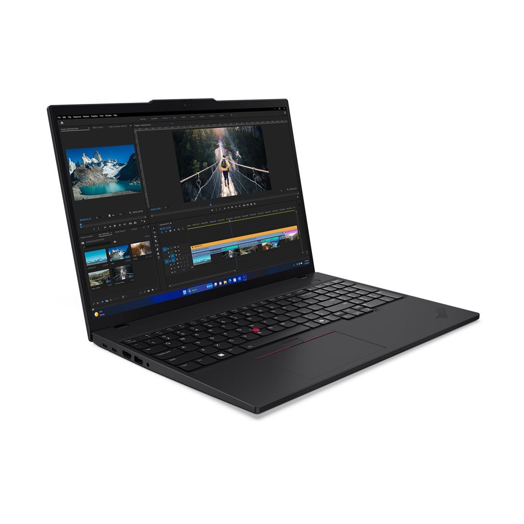 Lenovo ThinkPad T16 Gen 3 Laptop, 16", Intel Core Ultra 7, 16 GB DDR5-SDRAM, 512 GB SSD, Black - Thumbnail 7
