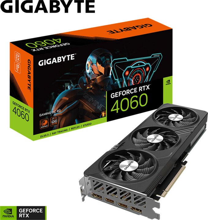 Gigabyte GeForce RTX 4060 Gaming OC Graphics Card, 8GB GDDR6 - Thumbnail 9