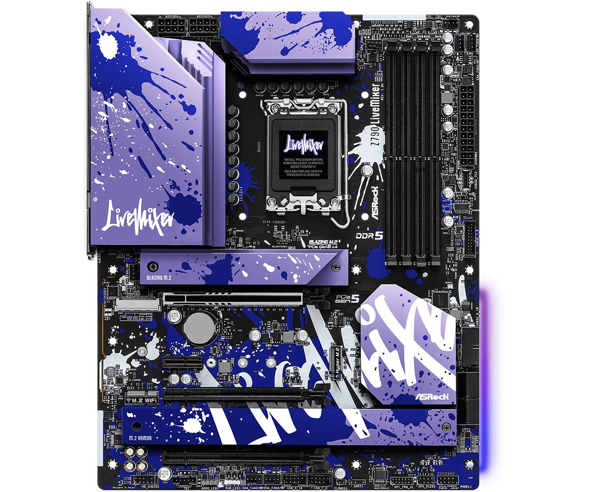 Asrock Z790 LiveMixer Intel Z790 LGA 1700 ATX Motherboard - Thumbnail 2