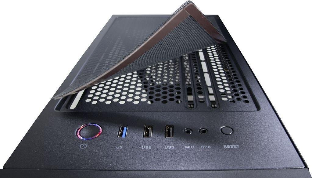 Inter-Tech C-303 Mirror Case, Full Tower - Thumbnail 9