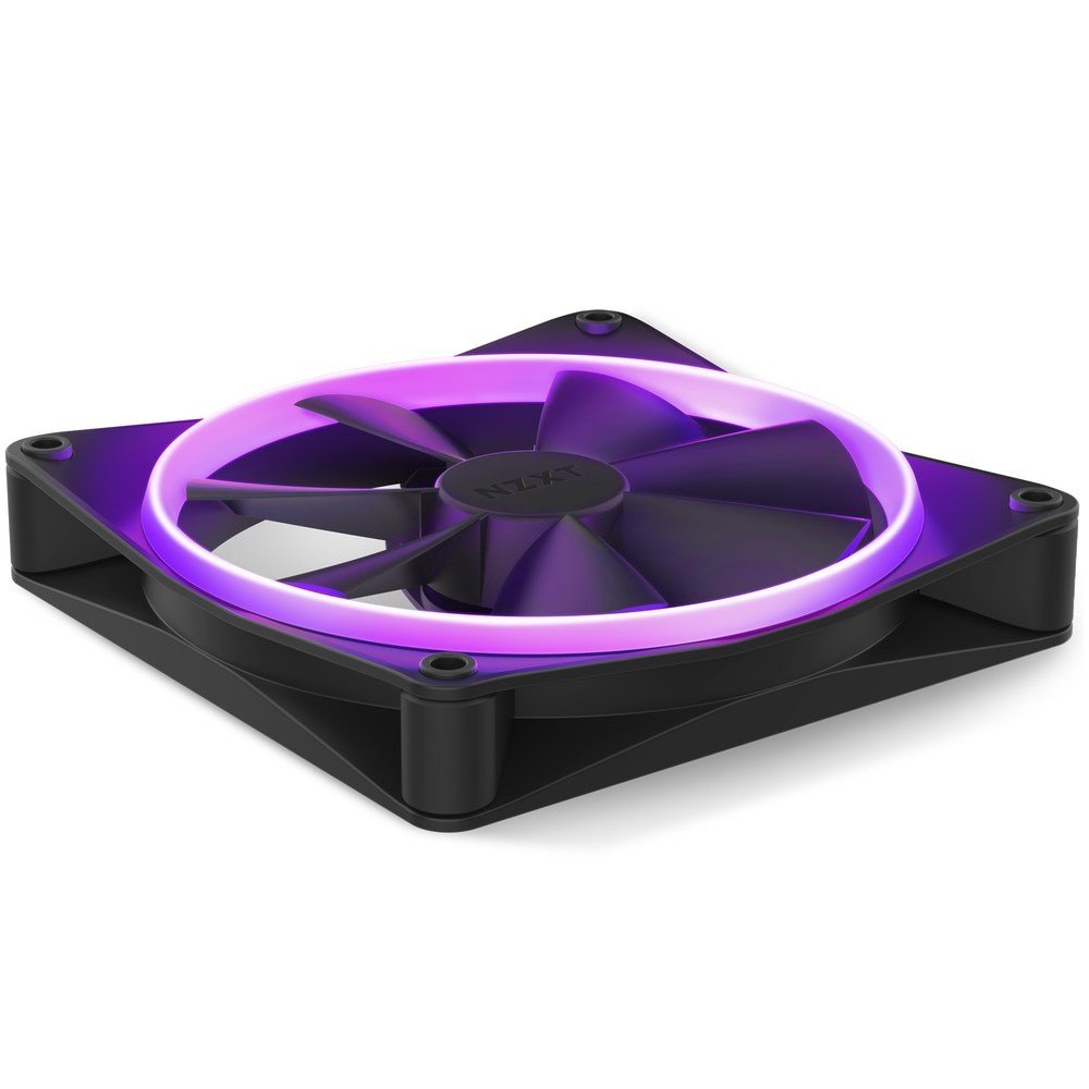 NZXT F140 RGB Fan, 14 cm, Black - Thumbnail 6