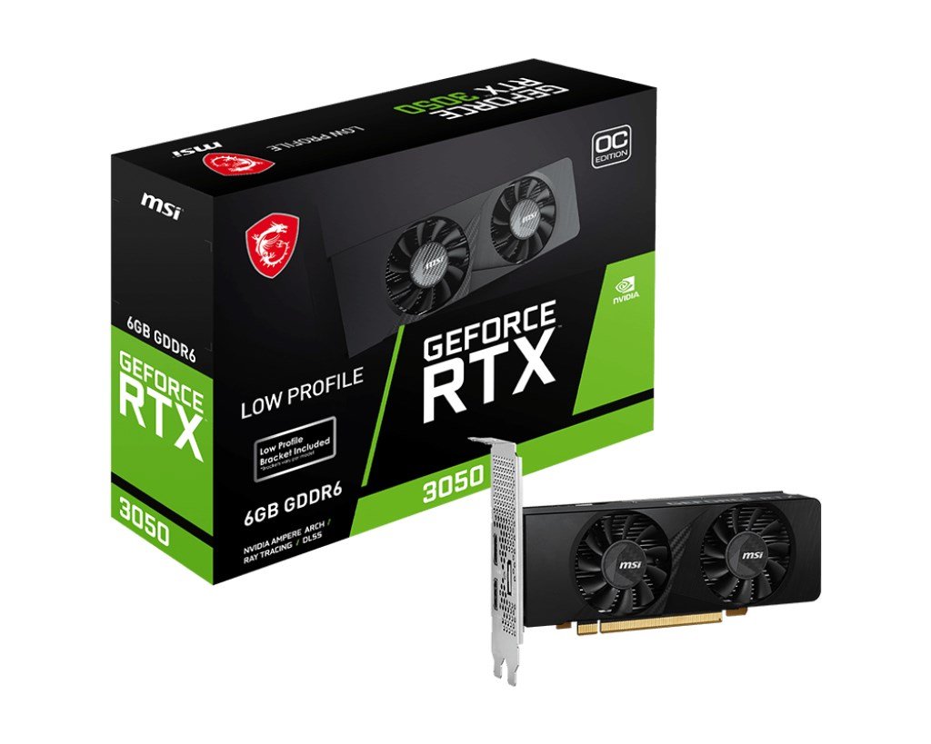 MSI NVIDIA GeForce RTX 3050 Graphics Card, OC, 6 GB GDDR6 - Image 1