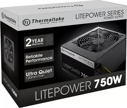Thermaltake Litepower II Black PS-LTP-0750NPCNEU-2 ATX, 750W Power Supply - Thumbnail 6