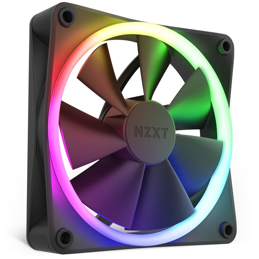 NZXT F120 RGB Fan, 12 cm, Black - Thumbnail 2