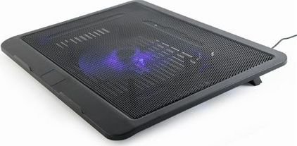Gembird NBS-1F15-04 Laptop Cooling Stand, 15", USB, Black - Image 1