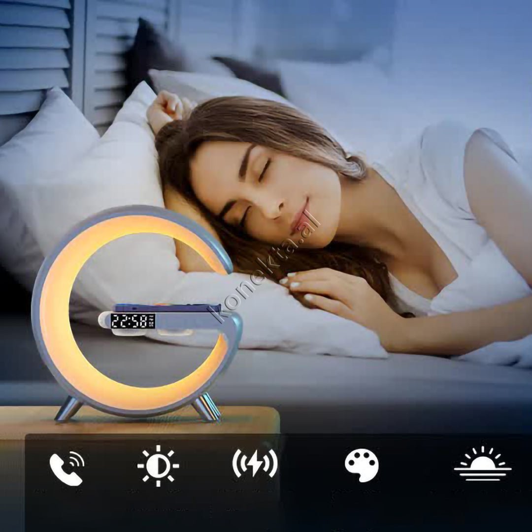 tjetertjeter Wireless Charger with LED RGB Light and Bluetooth Box - Thumbnail 15