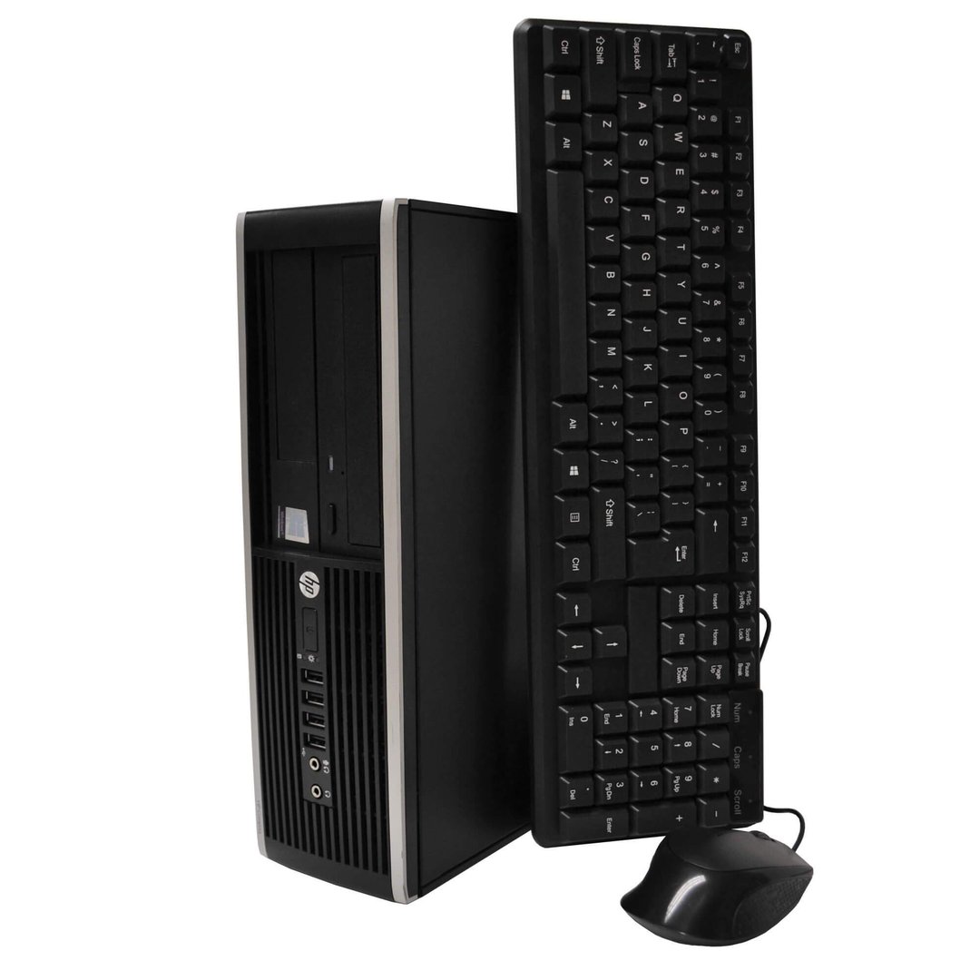 HP EliteDesk 8300 SFF Desktop, Intel Cuad Core i5-3470, 8 GB DDR3 RAM, 128GB SSD + 500 HDD - Image 1